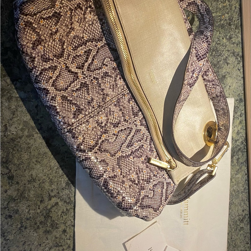 Hammitt Exotic Snakeskin Shoulder Bag